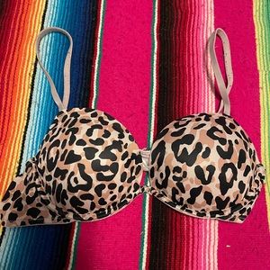 Cheetah Leopard PINK VS push up bra 36B